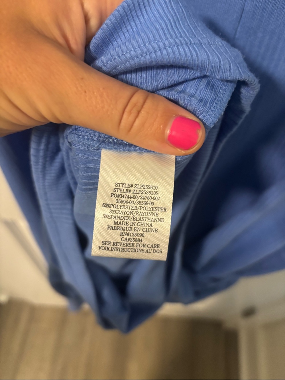 NWT Z SUPPLY Costa Azul Jumpsuit Bay Blue Size Medium - Picture 10 of 11
